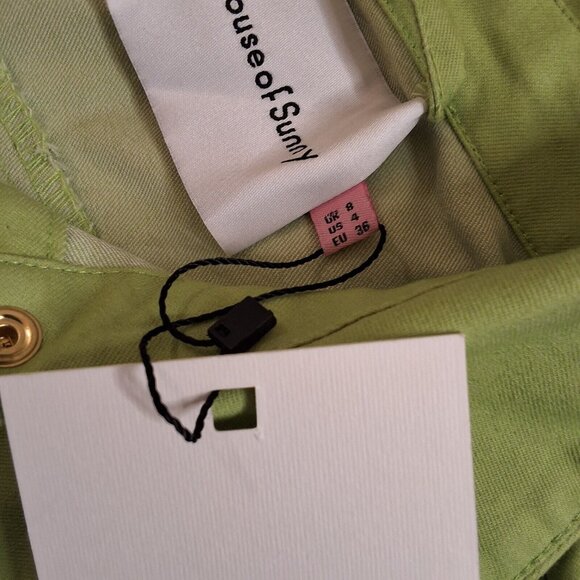 House of Sunny Golden Years Coveralls Grass Green SZ 4 Jumpsuit - Picture 8 of 9